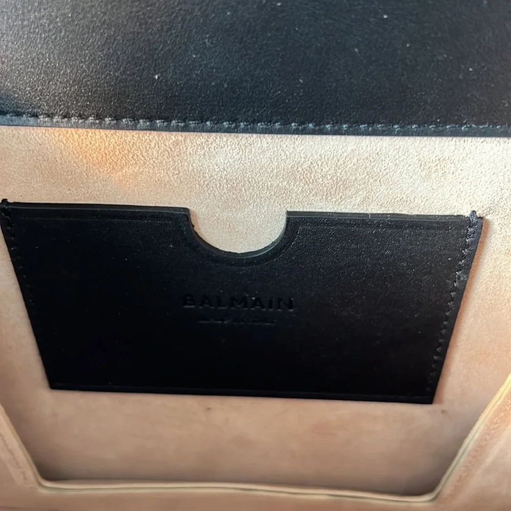 New Balmain’s famous Chocolate bag with strap. Designer bag. Chocolate model. - Picture 11 of 15